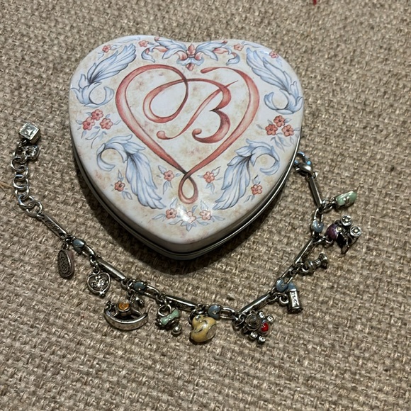 Brighton Jewelry - Brighton Baby Charms Bracelet with Tin